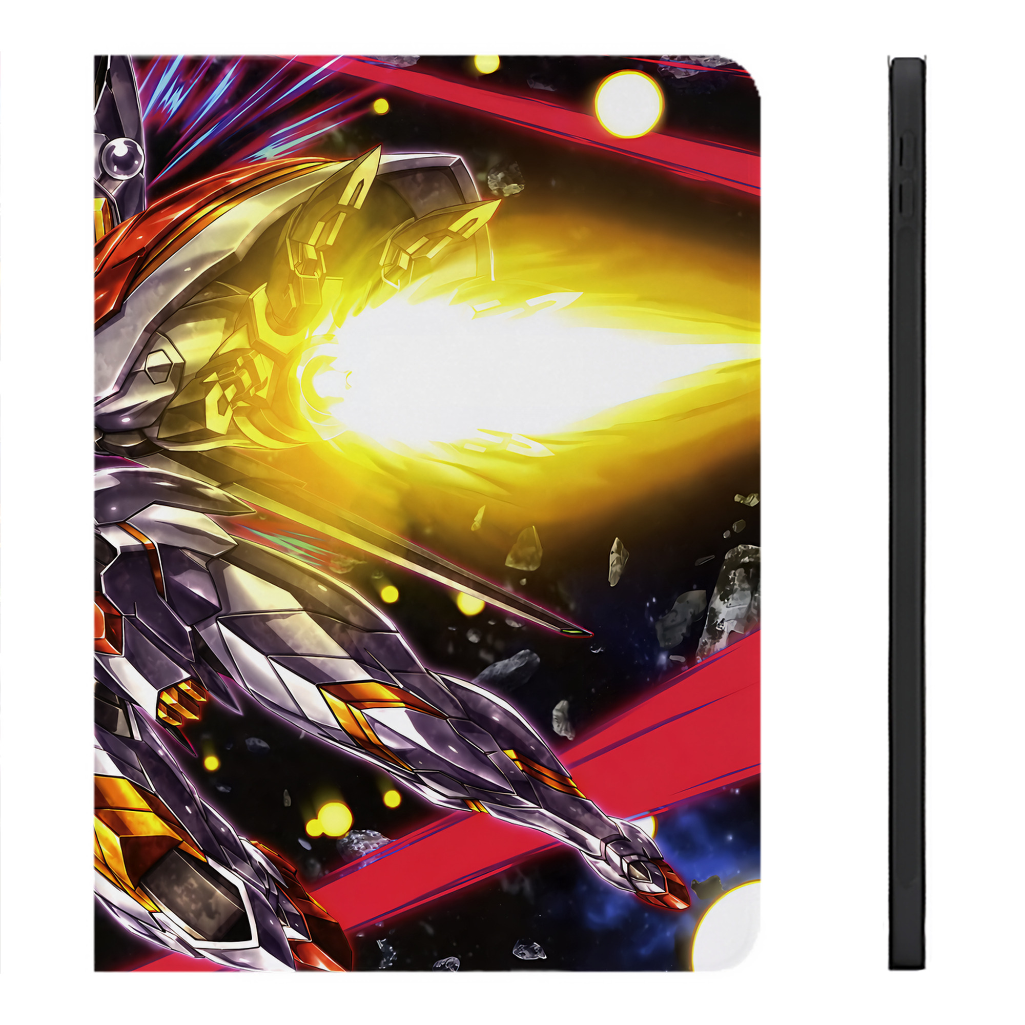 （画像用） 機動戦士ガンダム Mobile Suit Gundam IPadケース ペンホルダー付き ブックスタイルデザイン